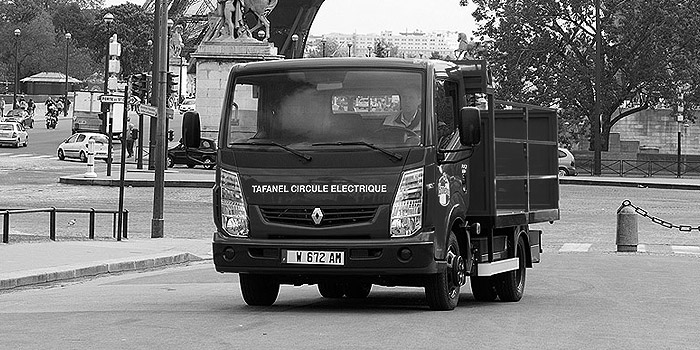 Camion de livraison 100% électrique